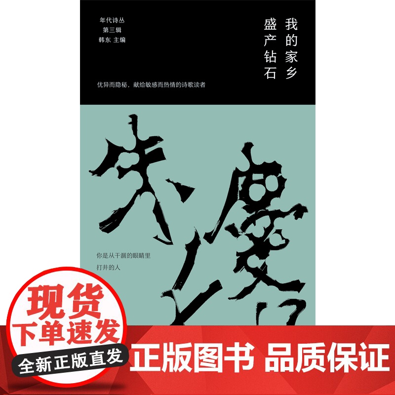 我的家乡盛产钻石 朱庆和的诗歌作品精选集 年代诗丛第三辑高清大图