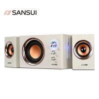 山水(SANSUI)GS-6000(60A)电脑音箱音响木质2.1大功率重低音炮 普通版-无蓝牙