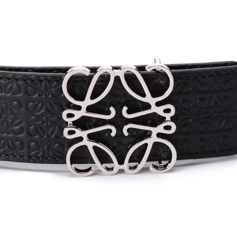 loewe罗意威男士牛皮革板扣式双面皮带腰带4cme619238x10