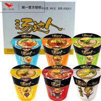 统一 方便面 汤达人 混合口味12杯夜宵加班螺丝粉条火鸡面超辣食品韩式辣牛肉汤面面皮拌凉皮泡面速食康师傅整箱装