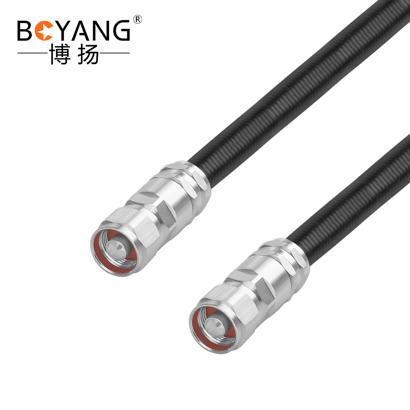 博扬 1/2“S 超柔射频馈线跳线NM-NM N型双公头 用HRCAY-50-9线 BY-1/2S-N-JJ