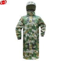 谋福(CNMF)9293风衣式数码迷彩连体雨衣 抗洪抢险防汛执勤制服 交通户外骑行劳保雨衣 2XL-175(5件起售)
