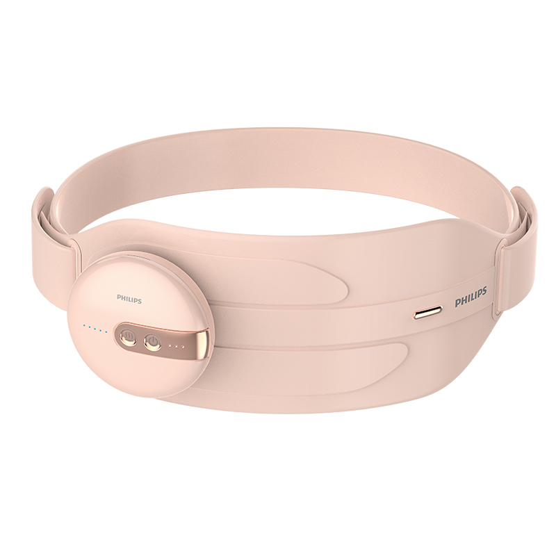 飞利浦 腰部按摩器暖宫腰带-PPM3205B 粉色
