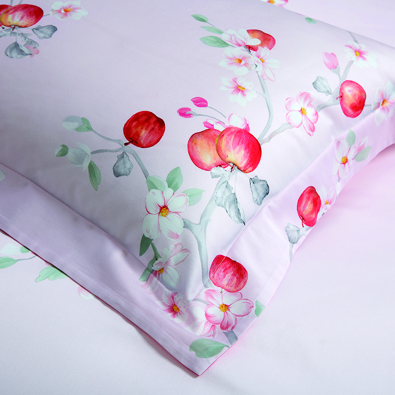 梦洁家纺 梦洁纯棉印花四件套：平安如意1010189098高清大图