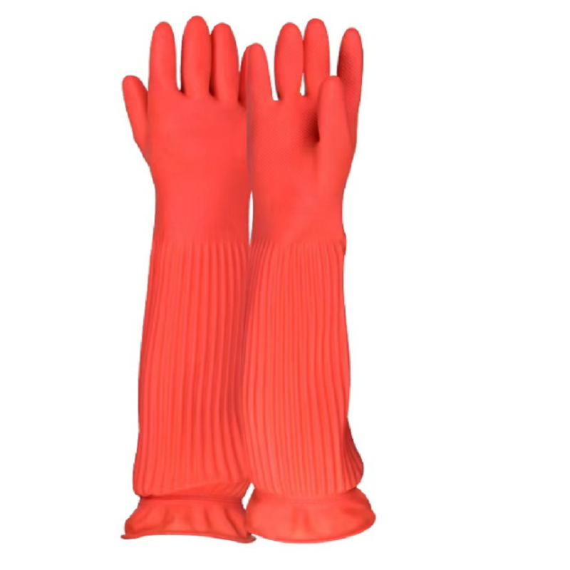 wahl 胶手套 清洁手套 防水防滑耐磨洗碗手套 长款 单位:双