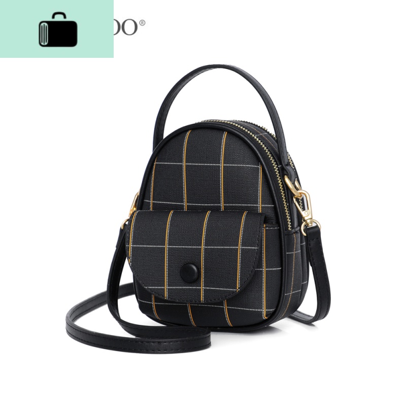 手机包女2020新款时尚竖款零钱包夏季放手机小包包韩版单肩斜挎包NEW LAKE 黑色