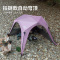 狼行者户外露营钛黑胶自动穹顶天幕速开帐篷lxz-1000-2001 粉色
