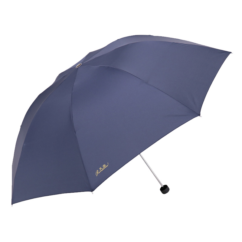 天堂 8k*57cm碰击布格子三折伞 DX1177 商务晴雨两用伞(单位:把)