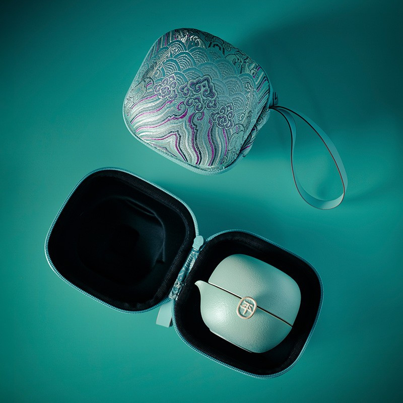 万仟堂(EDENUS) 旅行茶具 平安客 便携功夫茶具套装 快客杯