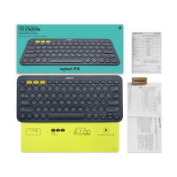 Logitech/罗技 K380多设备蓝牙键盘安卓苹果手机电脑平板随时切换 蓝色