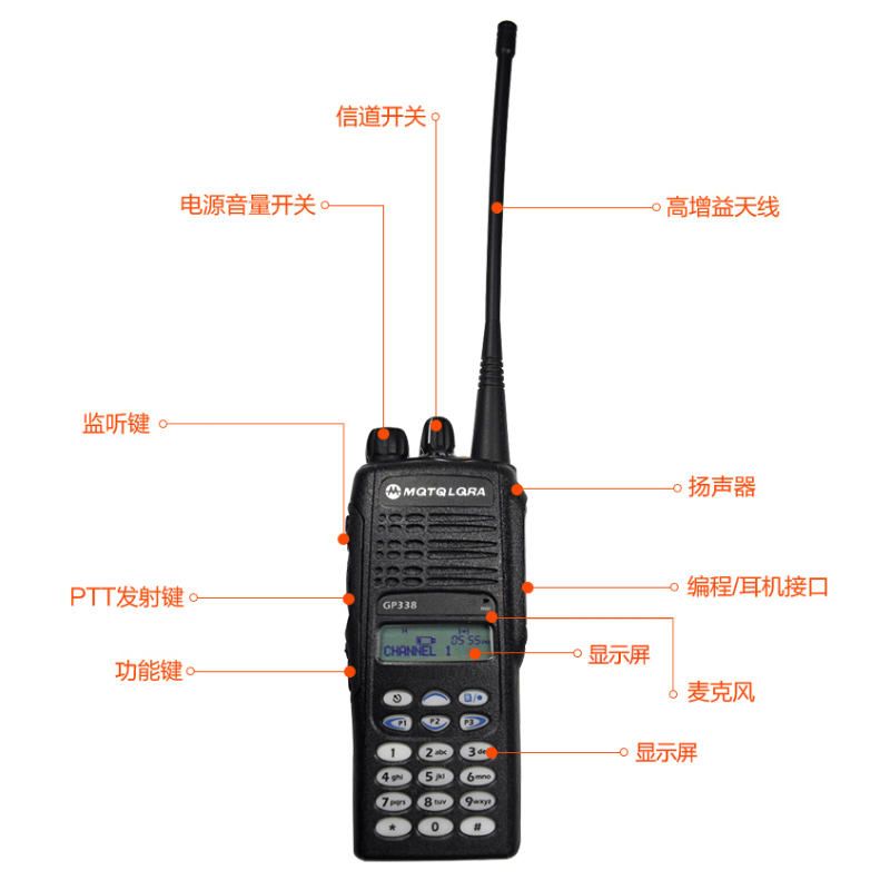 摩托罗拉 对讲机 GP338