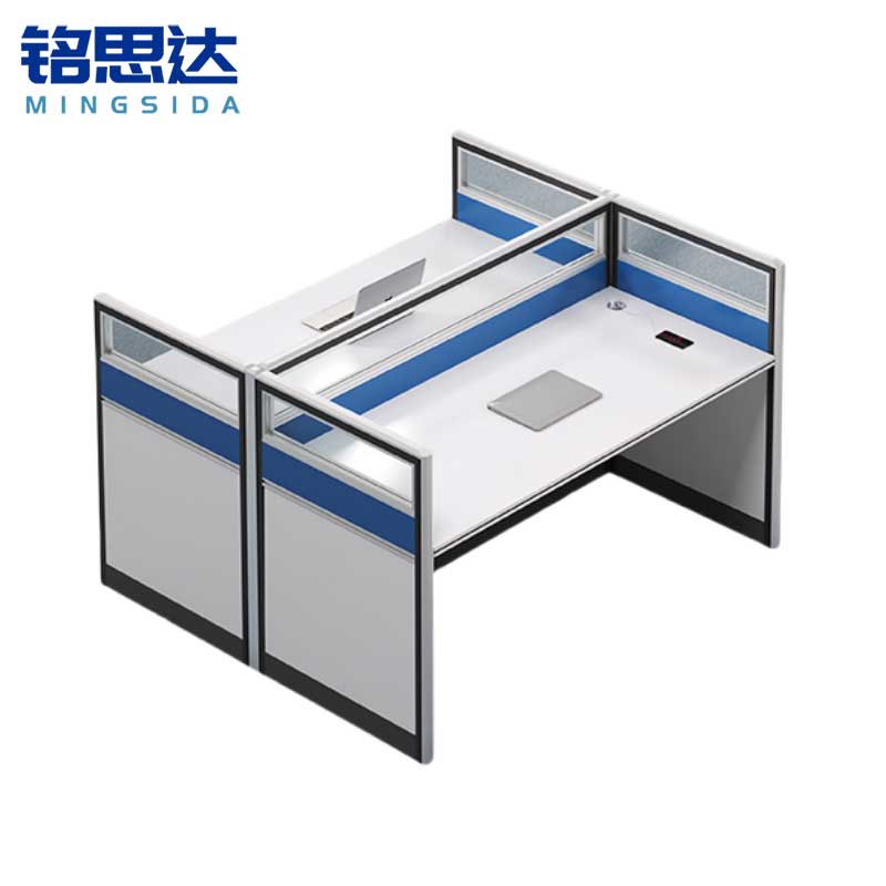 铭思达屏风工位对坐双人位张高清大图