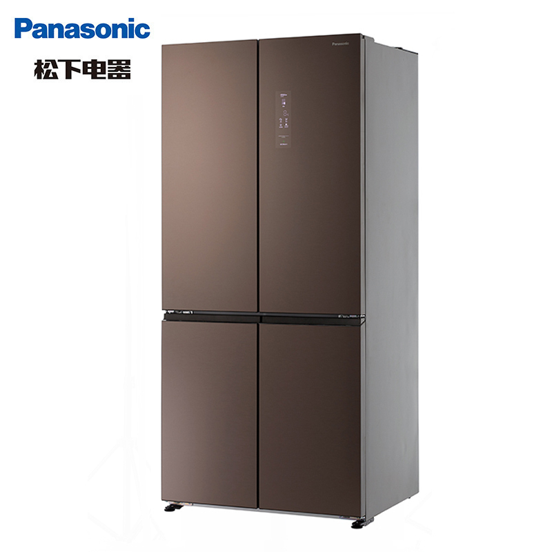 松下(Panasonic)NR-W621CF-MT -3℃微冻保鲜 纳诺怡技术 风冷无霜 迷雾棕