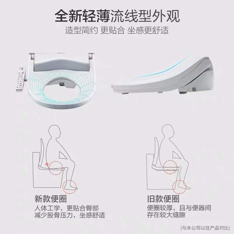 松下(Panasonic)超薄即热式冲洗快速烘干抗菌除臭全自动智能马桶盖PN30 DL-PN30CWS(双风烘干+除臭)高清大图