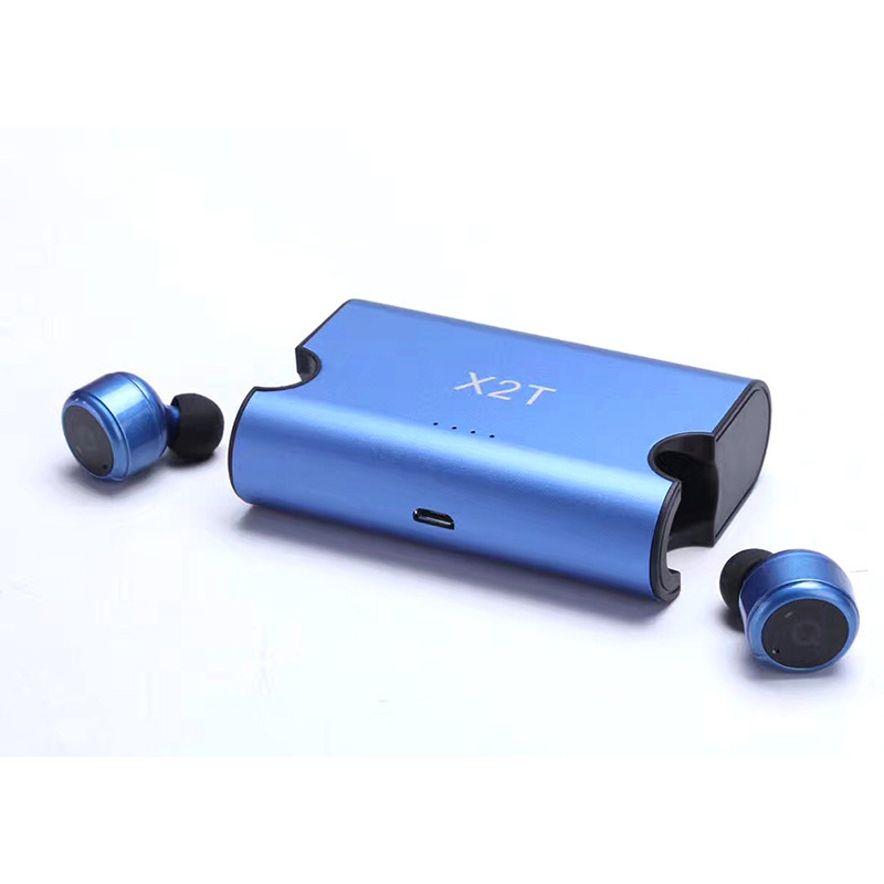 HIGE/X2T无线运动蓝牙耳机+充电仓双耳入耳式立体声+防水防汗 适用于苹果安卓通用 黑色