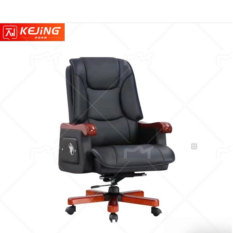 科劲(KeJing)大班椅办公椅皮椅KJ-CJ6817(500*700*1100) 张图片