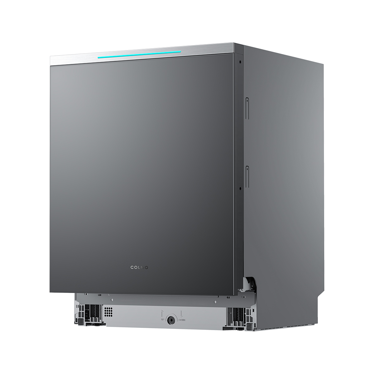 COLMO洗碗机CDG16QA83K 量子灰 升降碗篮 敲击开门 智能投放 168H鲜存 双轴铰链 微缝嵌入 智能联网高清大图