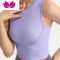 七斓专业瑜伽服套装女高级感带胸垫长款背心式健身房运动晨跑步服
