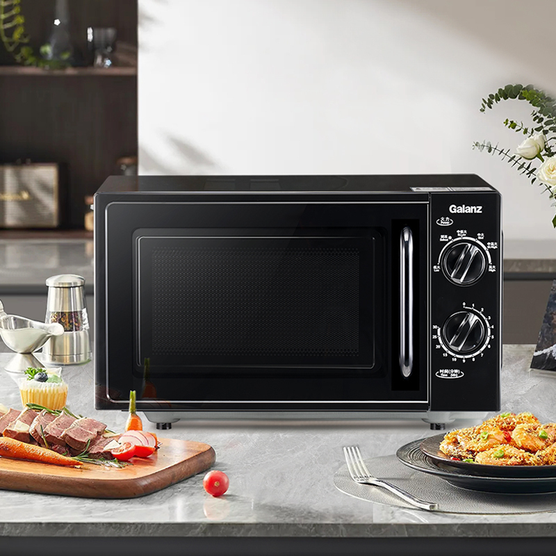 格兰仕(Galanz)微波炉政府补贴 20升微波炉小型平板式 旋钮操作简单易用 快速解冻易洁内胆T70TPDXB1高清大图