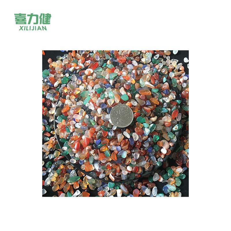 喜力健 雨花石 小粒彩色-0.5*1CM 袋