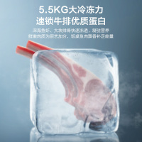 容声(Ronshen)158升家用商用立式冷冻柜,冷藏冷冻转换,五层独立分区,宝石蓝晶钻外观BD-158WRSY