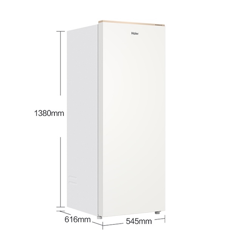 海尔(Haier)180升立式冷柜冰柜小冰箱 HCF鲜冻保鲜科技 99.9%黑金净化抗菌BD-180WGHD6GL高清大图