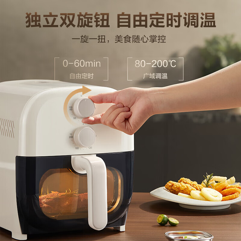 苏泊尔(SUPOR)1350W大火力5升大容量空气炸锅KJ50D806(规格:台)高清大图
