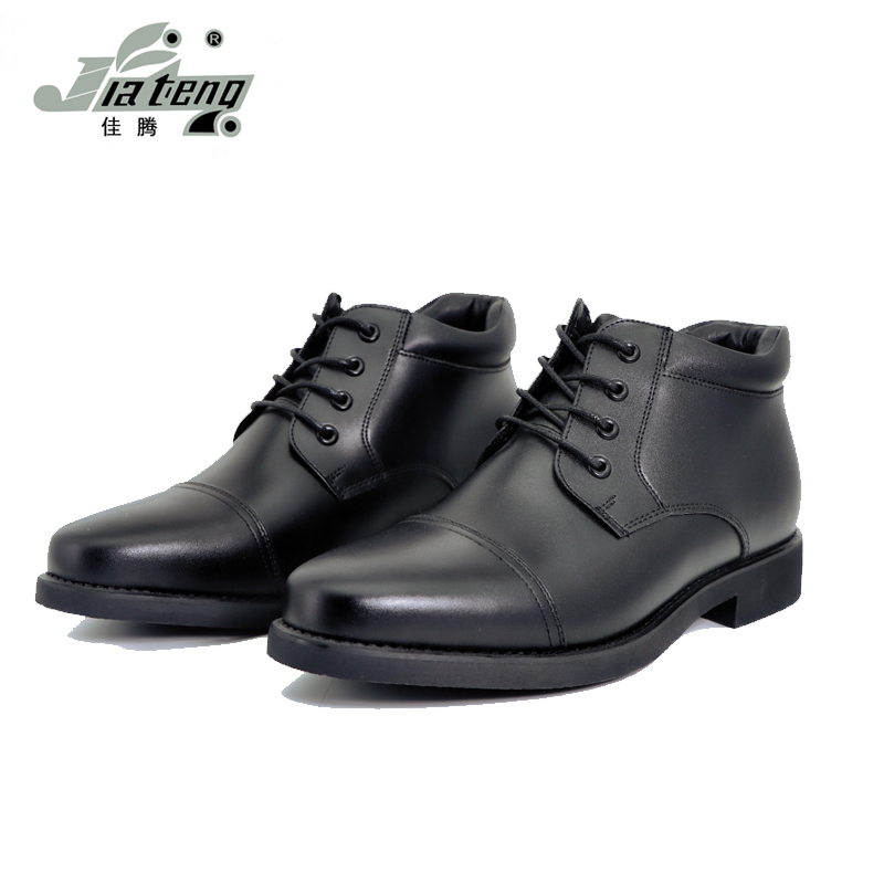 佳腾 棉皮鞋 皮鞋 防寒 保暖 平底 羊毛一体 棉鞋