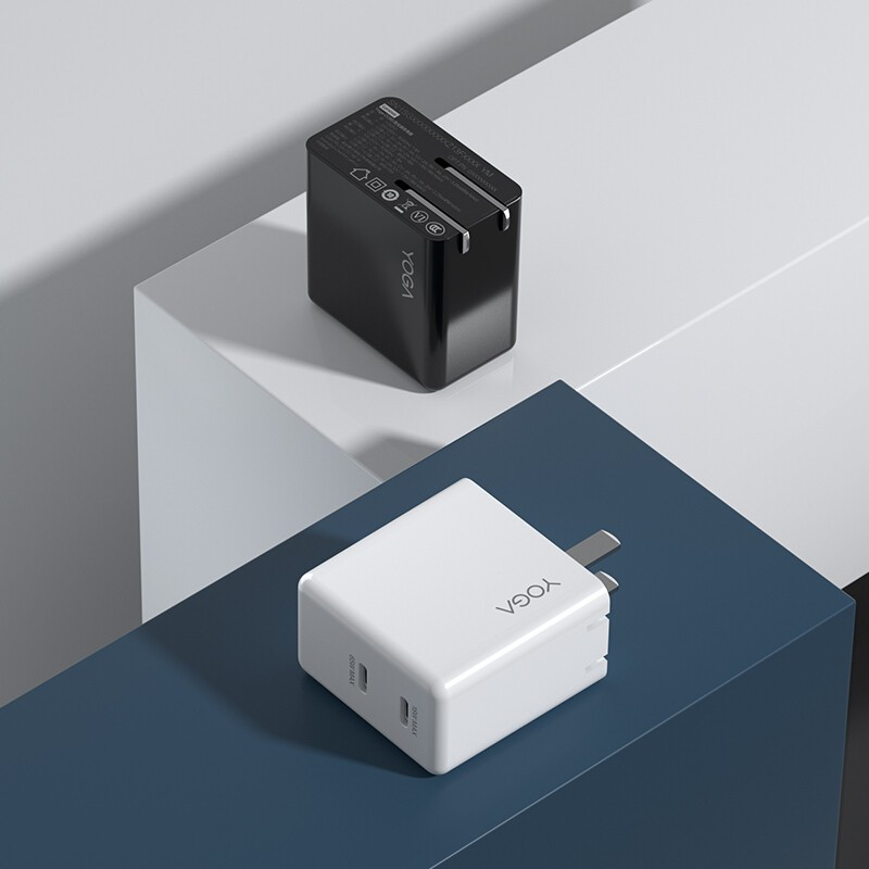 联想cc65w氮化镓gan充电器65w电源适配器typec通用充电器双c口pd充电