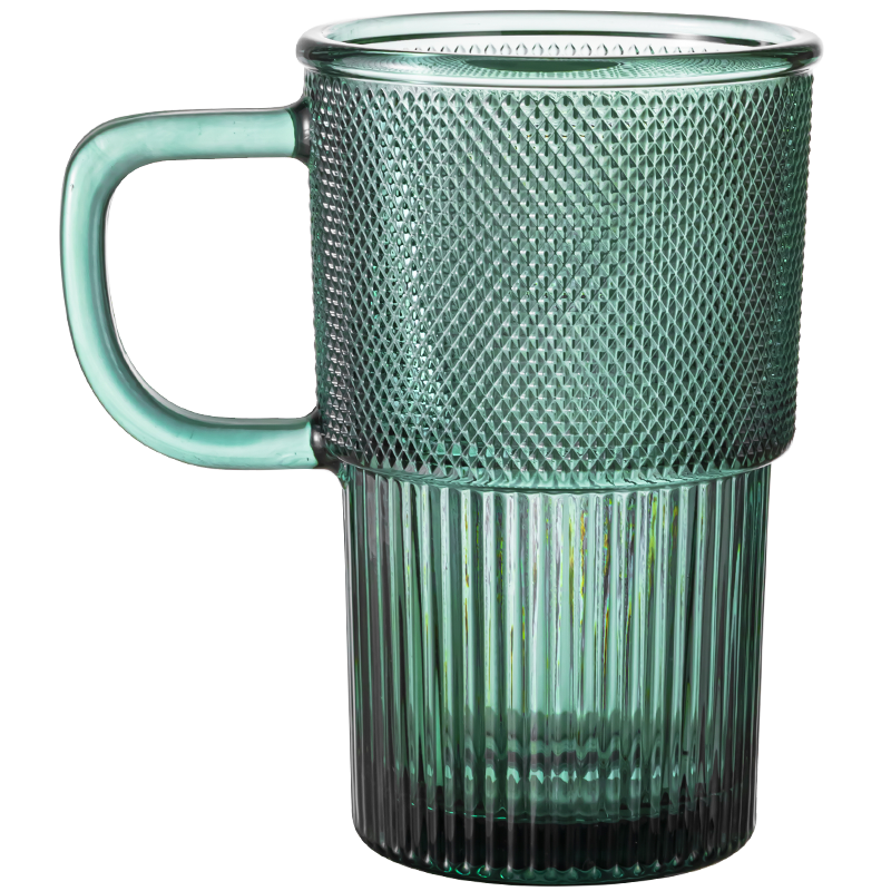 乐唯诗 墨绿铜章 吸管杯410ml*1只高清大图