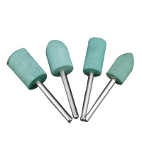 加榜 橡胶磨头 12*3mm 子弹头 100个装