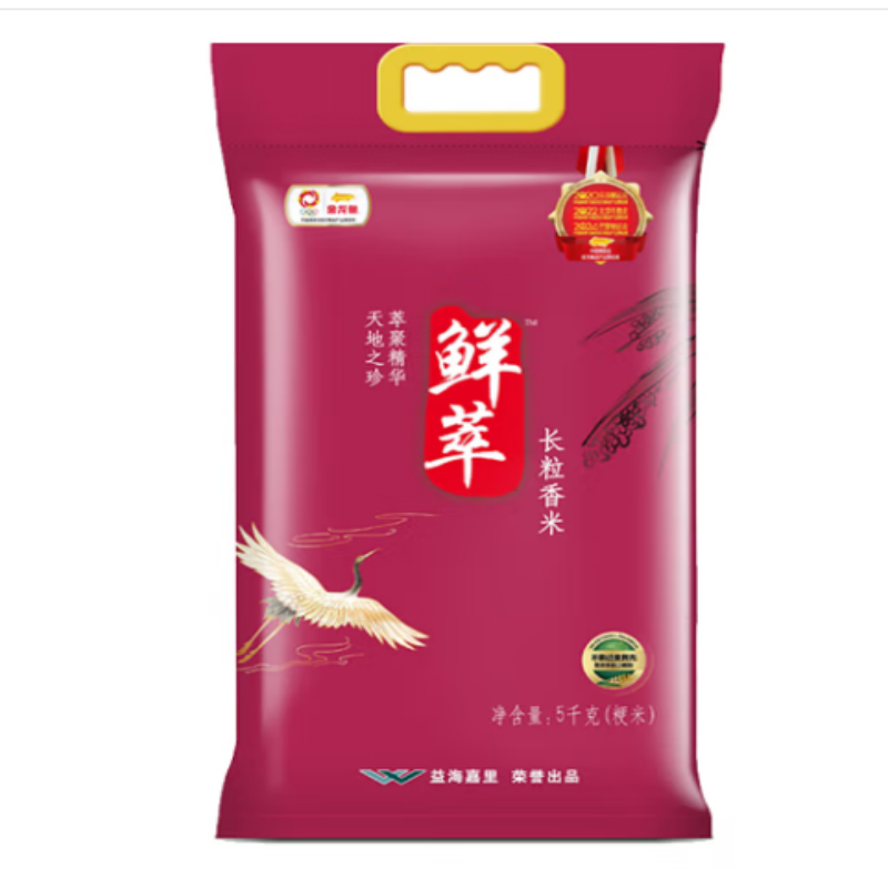 金龙鱼 鲜萃长粒香米 5千克 货期5-10天