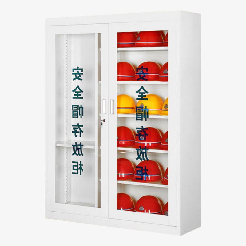 凌迪星白色20顶安全帽衣柜120*36*160cm台图片