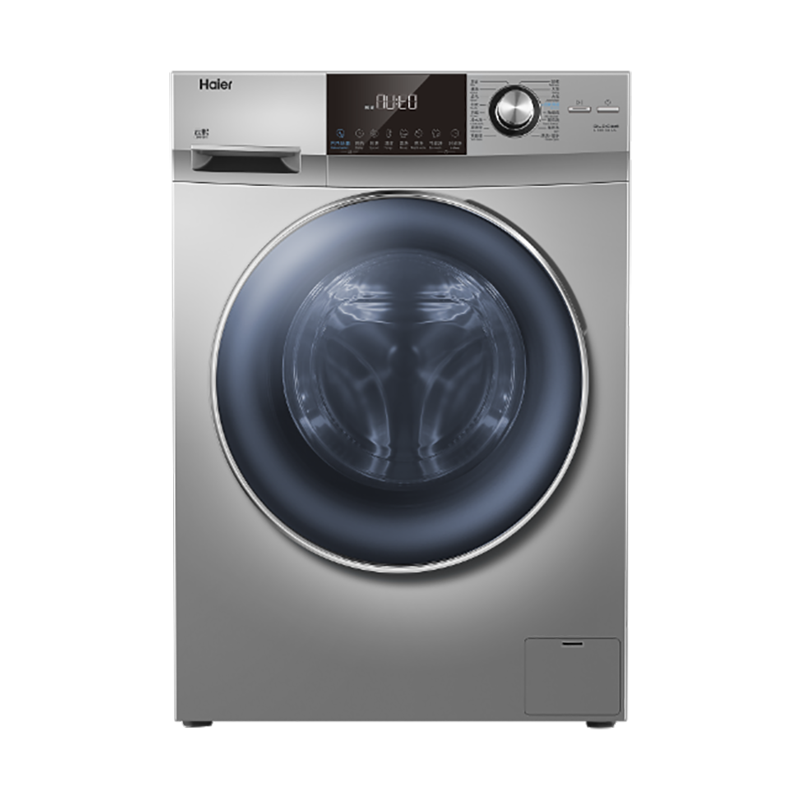 海尔(Haier)10公斤变频家用大容量滚筒洗衣机巴士除菌洗除螨洗G100118B12S云熙 圣多斯银