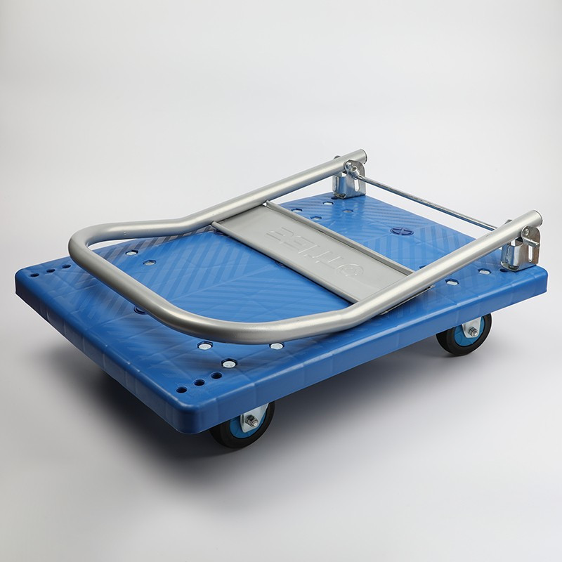 赛拓2183折叠手推车平板车物流搬运车9060cm300kg