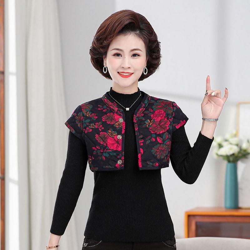 女士护肩肩托坎肩女背心马甲肩周炎护肩膀保暖睡觉中老年冬护肩衣诺妮