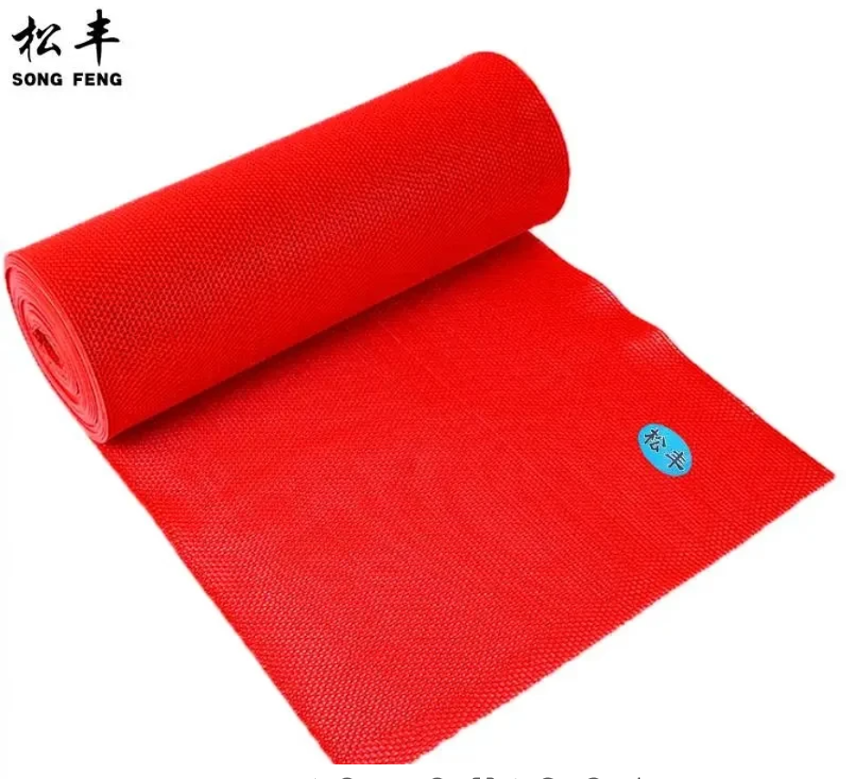 松丰(SONGFENG)加厚镂空厨房地垫防水垫进门网格地毯加密防滑透水脚垫塑料脚垫辅面120cm/米高清大图