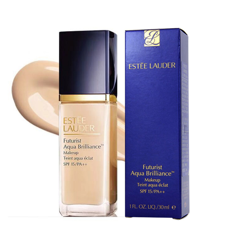 雅诗兰黛(Estee Lauder)沁水养肤粉底液30ml 保湿润贴 持妆遮瑕#1W0冷象牙白高清大图