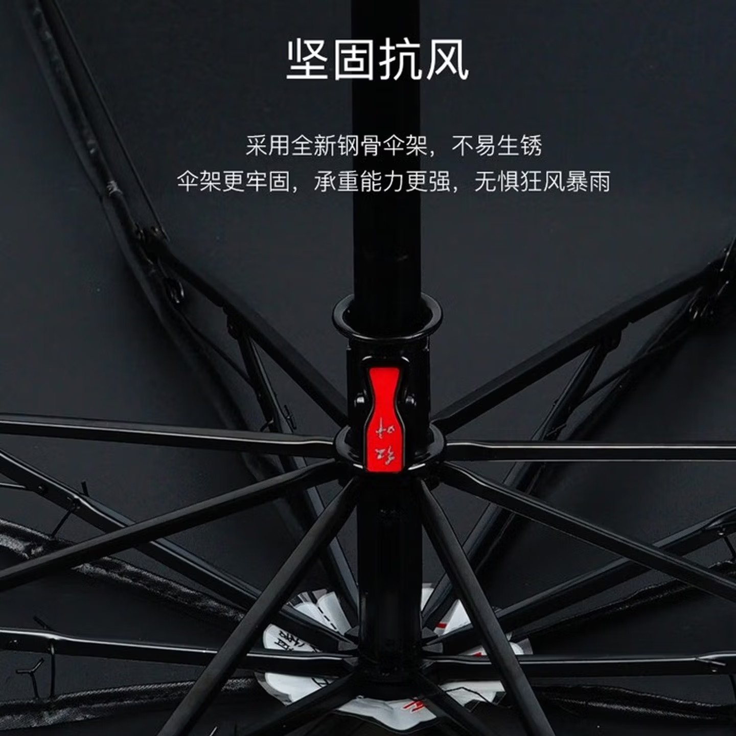 红叶 三折伞57CM*8K呆呆熊D7434高清大图