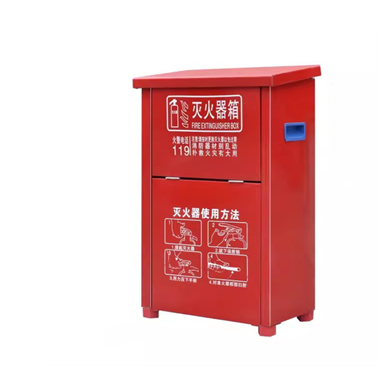 迅迈 4公斤灭火器专用箱 家用商用组合套装 铁皮不锈钢2只装消防器材