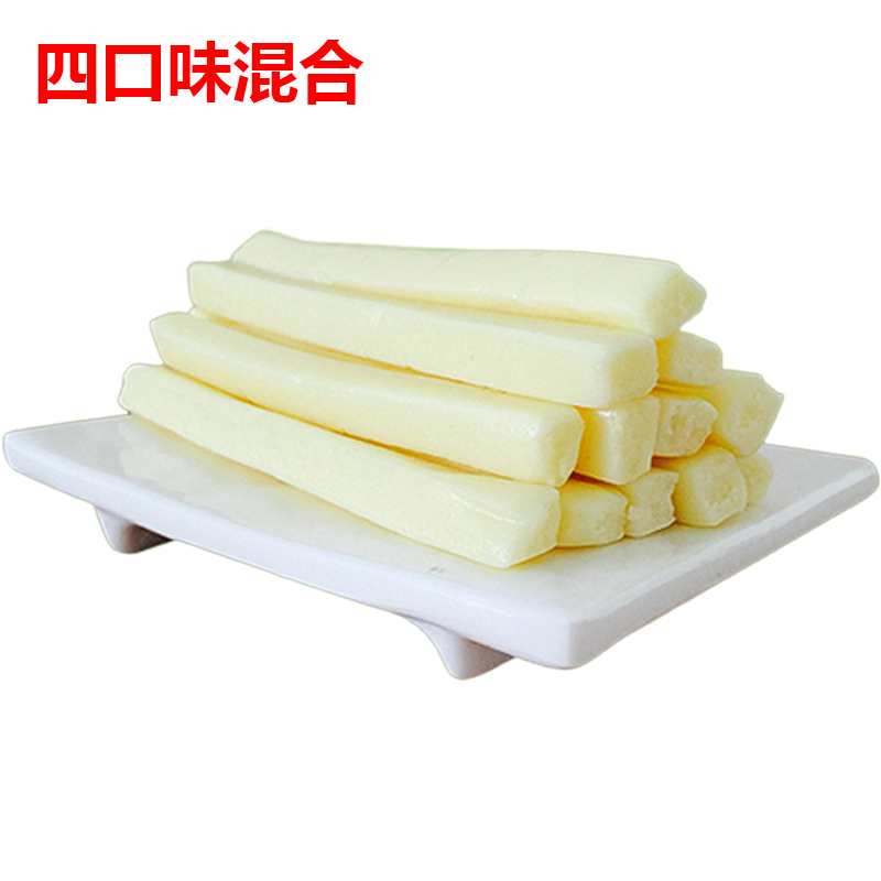 内蒙古特产儿童零食美食牛奶条500克四口味混合口味