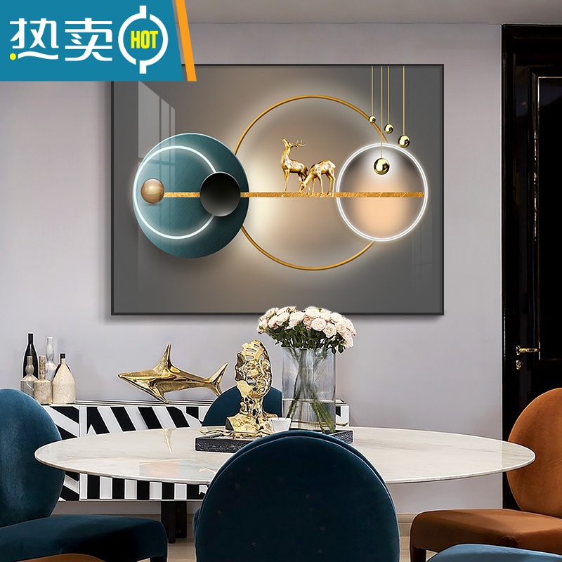 敬平电表箱装饰画现代轻奢遮挡配电箱免打孔简约电闸箱电盒子客厅挂画装饰画高清大图