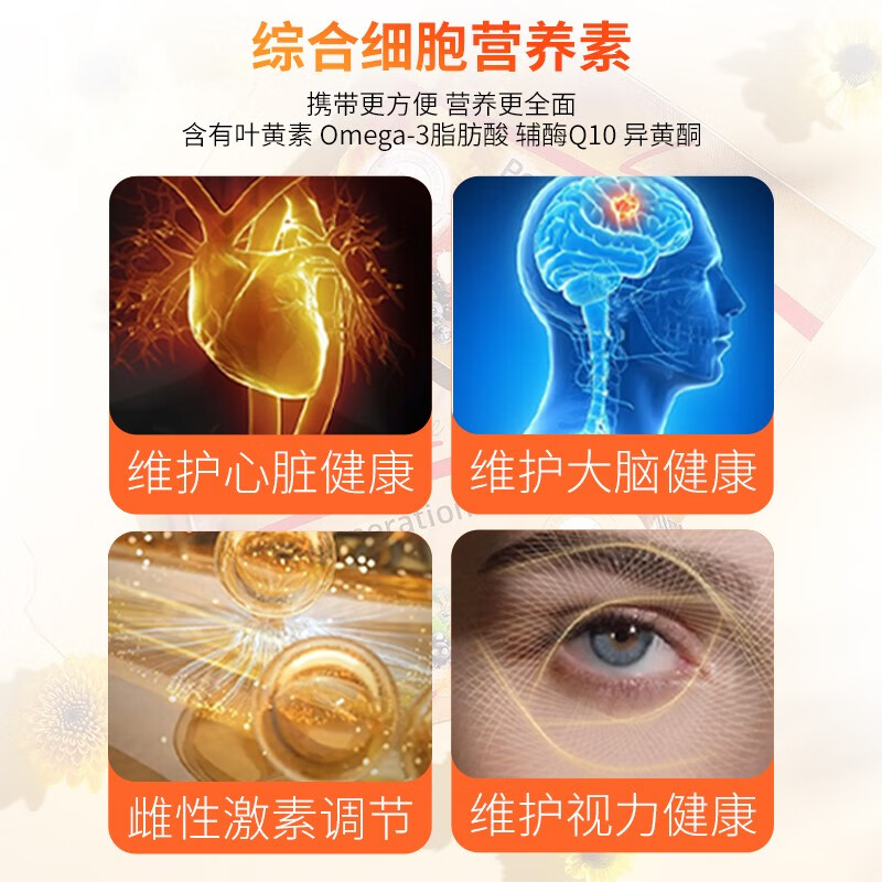 德国FitLine Generation50+复合维生素PM细胞营养素成人中老年营养补充剂改善眼花5g*30袋高清大图
