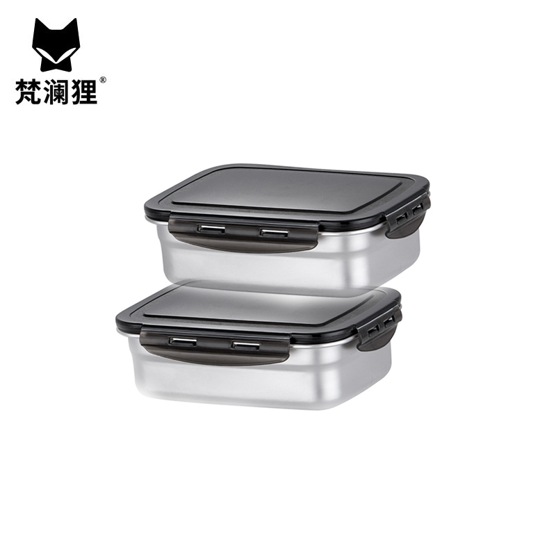 梵澜狸不锈钢食品级饭盒 I6 个
