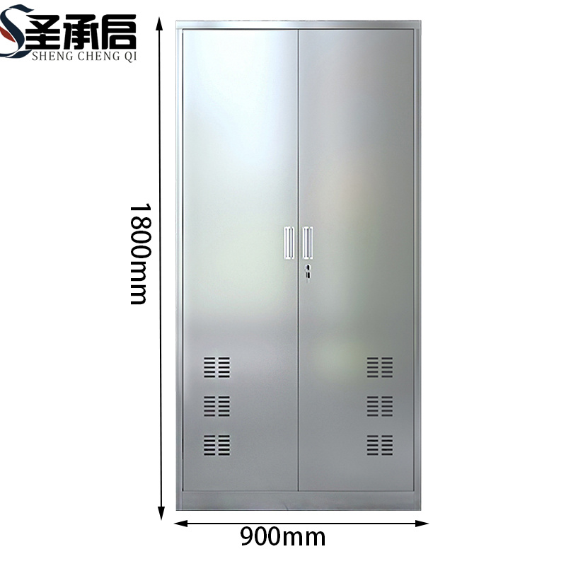 圣承启 不锈钢洁具柜 双门 台高清大图