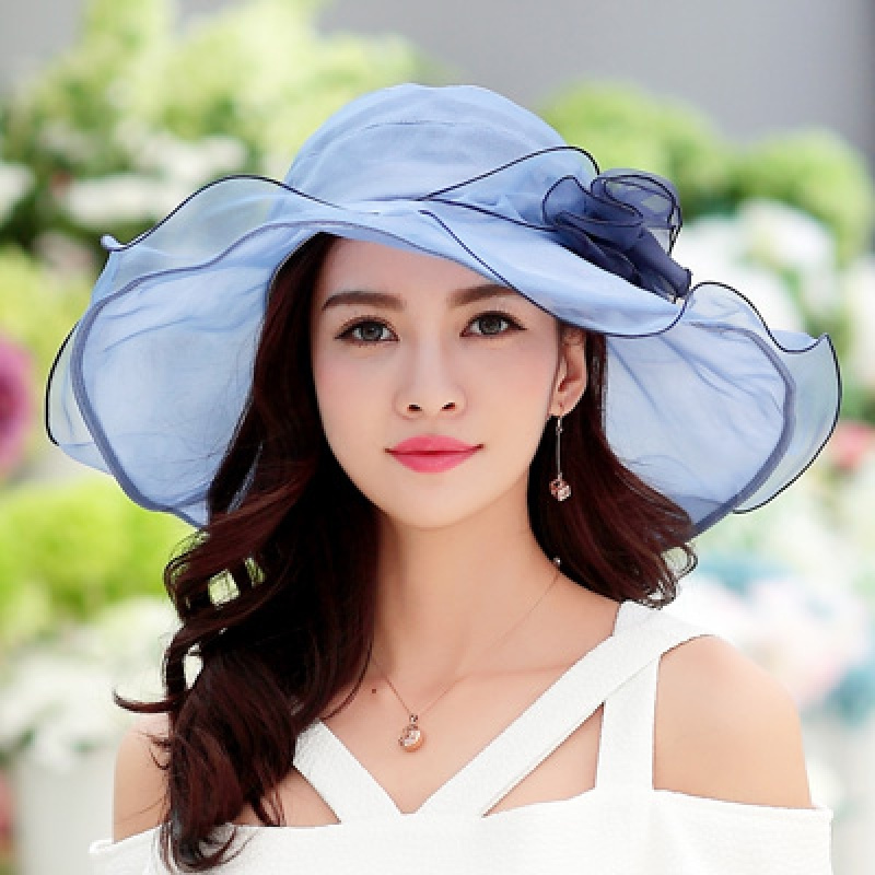 帽子女夏天遮阳帽太阳帽女时尚帽女士大沿沙滩帽凉帽视频