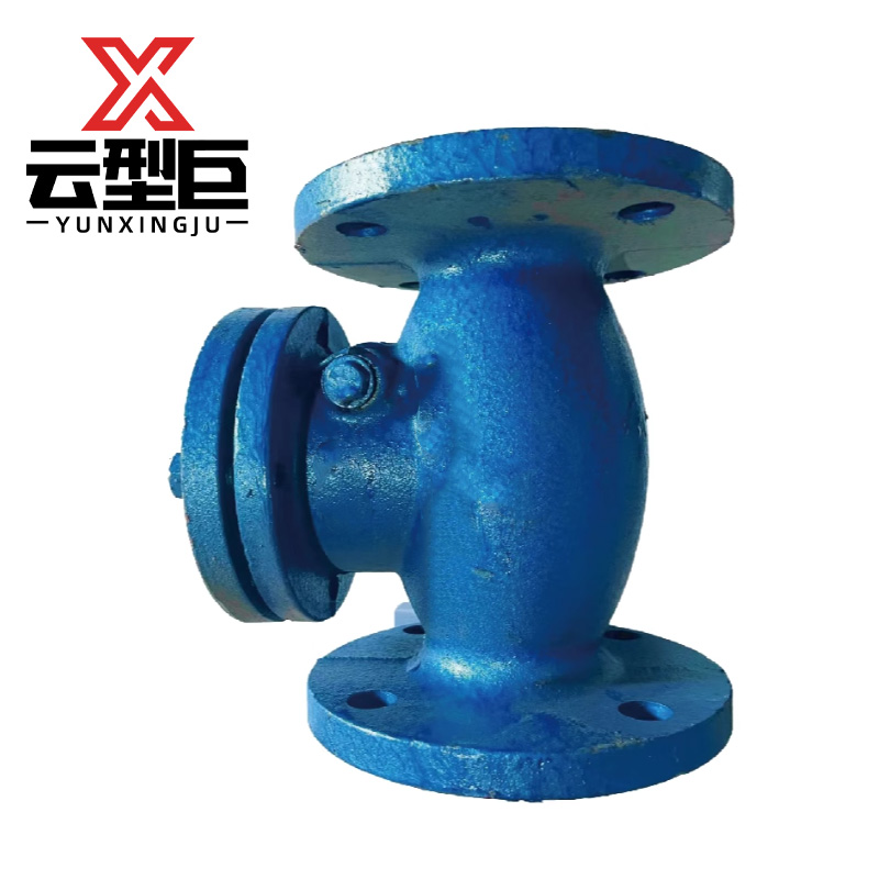 云型巨 铸铁法兰止回阀 H44T-16/DN200 个高清大图