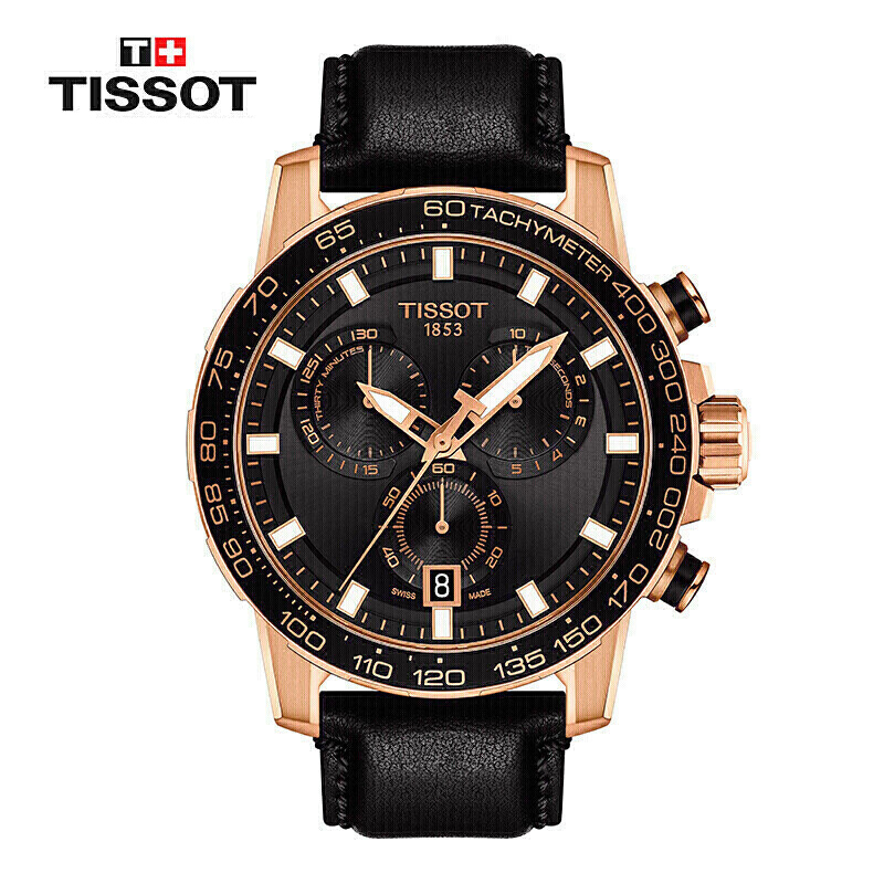 天梭(TISSOT)瑞士手表 速敢系列腕表 皮带石英男表T125.617.36.051.00