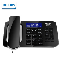 飞利浦(PHILIPS)录音电话机 固定座机 办公家用 中文菜单 自动录音CORD495黑色