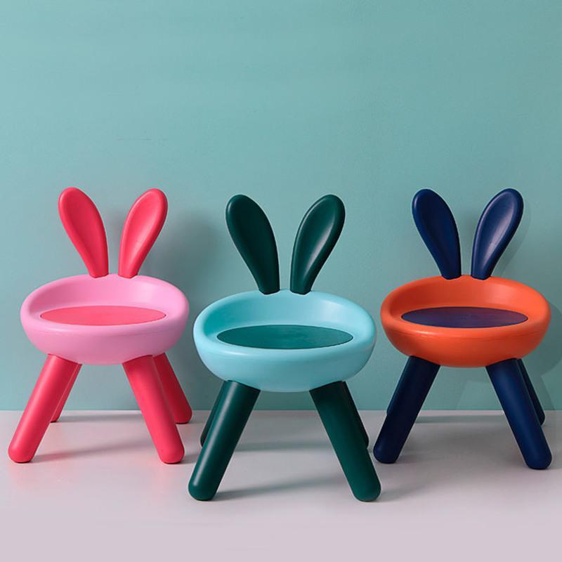 儿童凳子宝宝椅子叫叫椅学习椅子家用卡通加厚靠背椅幼儿园小板凳爱玛
